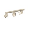 Particolare di Plafoniera applique sabbia con 3 faretti design quadrati regolabili  45420