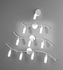 Particolare di Aplique a faretto spot 1 luce orientabile diffusore in vetro  41520