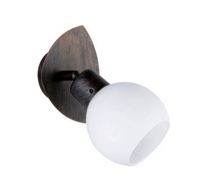 Faretto 1 luce orientabile montatura ruggine LED 38327 LUCI MODERNE