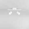 Immagine aggiuntiva di Lampadario asta spot 2 faretti bianco opaco illuminazione direzionabile moder