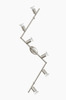 Plafoniera 6 faretti LED orientabili nickel 92599 EGLO