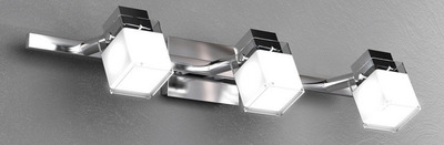 Lampada 3 faretti vetrino quadrato 1095/F3 TOP LIGHT