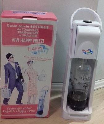 Gasatore acqua rubinetto bianco Essential HAPPY FRIZZ 624 ESSENTIAL COLORI E LUCI