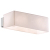 Altra foto Applique moderna lineare 20cm vetro acidato bianco