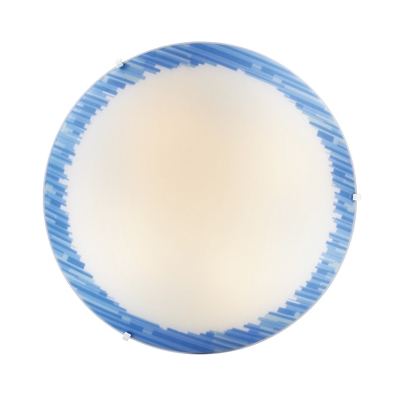 Plafoniera azzurra 50cm 4 lampadine CITY PL4 AZZURRO IDEAL LUX