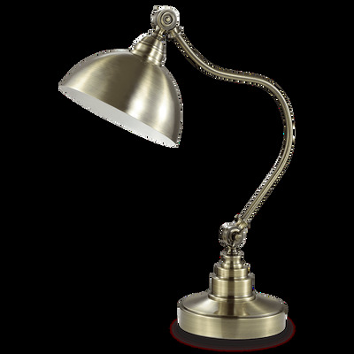 Lampada tavolo-scrivana brunita regolabile AMSTERDAM TL1 BRUNITO IDEAL LUX