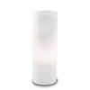 Altra foto Lampada tavolo grande tubo cilindro bianca alta 35cm