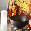Lampada tavolo grande tubo cilindro bianca alta 35cm in vetro EDO TL1 BIG IDEAL LUX