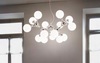 Lampadario 15 luci diametro 105cm NODI BIANCO SP15 IDEAL LUX