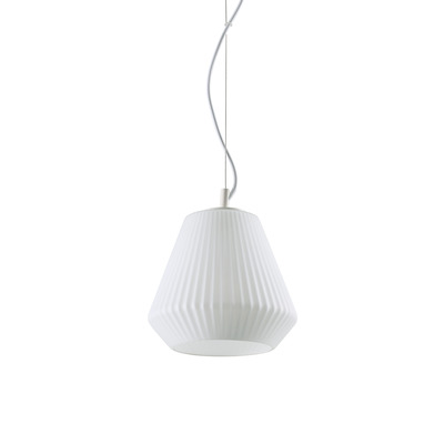 Lampadario Origami-3 a forma di A vetro a pieghe ORIGAMI-3 SP1 IDEAL LUX