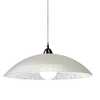 Altra fotografia Lampadario cucina tinello o salotto a sospensione diametro 50cm vetro bianco