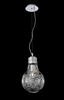 Lampadario lampadina 22cm piccola trasparente fili metallo LUCE MAX SP1 SMALL IDEAL LUX