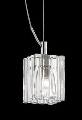Lampadario moderno piccolo vetro 1 luce MARTINI SP1 IDEAL LUX