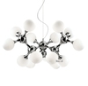 Lampadario diametro 105 15 luci Nodi Bianco Ideal Lux