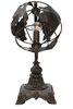 Particolare di Lampada industrial mappamondo metallo 24x20x40  40829