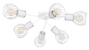 Lampadario 6 griglie E27 su sfondo chiaro