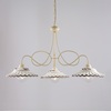 Lampadario 3 luci ceramica rustico elegante montatura avorio decap&egrave;  44451 - foto 4