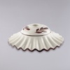 Diffusore ceramica 30cm decoro foglie marrone