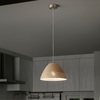 Ulteriore dettaglio di Sospensione lampadario moderno in ceramica tortora cono stondato  43339