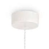 Immagine aggiuntiva di Lampadario piccolo in ceramica con decoro traforato LUGANO SP1 D16 IDEAL LUX