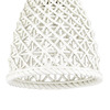 Lampadario piccolo cupoletta in ceramica con decoro traforato LUGANO SP1 D16 IDEAL LUX - foto 4