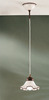 Immagine aggiuntiva di Lampadario mini 15cm ceramica onde pliss&egrave; marrone per corridoio e penisola  4