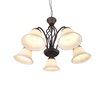 Particolare di Lampadario 5 luci intreccio rustico - eleganza classica  43728