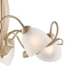 Immagine aggiuntiva di Lampadario classico moderno 5 luci avorio decoro oro  42439