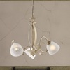 Lampadario ricciolo avorio 3 luci ingresso cameretta salotto  42437