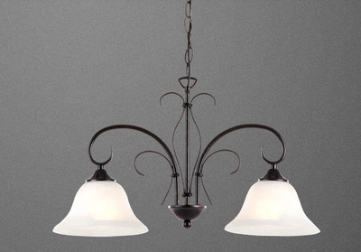 Lampadario classico 2 luci bilanciere piccolo 53,5cm 68410-2 GLOBO LIGHTING