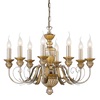 Immagine aggiuntiva di Lampadario illuminazione classica di lusso 8 luci 64cm FIRENZE SP8 ORO IDEAL 