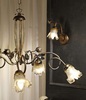 Lampadario classico grande 5 luci per living soggiorno o camera da letto 41205 LUCI CLASSICHE