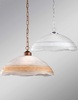 Immagine aggiuntiva di Lampadario a sospensione 30cm vetro decoro fascia ambra  44848