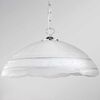 Sospensione diametro 50cm fascia descorata profili argento  44853