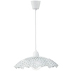 Lampadario in vetro curvato decoro bianco per tinello o cucina 37070 LUCI ECONOMICHE