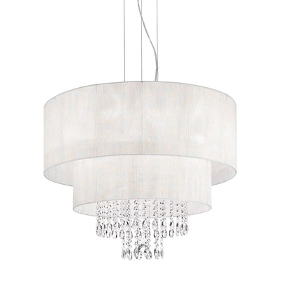 Lampadario fascia preziosa camera da letto living ingressi importanti colonne di luce OPERA SP6 IDEA