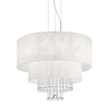 Lampadario fascia preziosa camera da letto living ingressi importanti colonne di luce OPERA SP6 IDEA