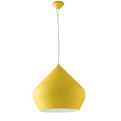 Lampadario moderno giallo grande pagoda in metallo 42267 LUCI MODERNE