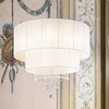 Lampadario design grande imponente e scultoreo colonne di luce e cristall 90cm fascia preziosa OPERA