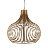 Lampadario Onion Maxi 59cm: Imponente Architettura di Luce in Marrone Metallizzato ONION SP1 D59 IDE