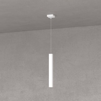 Lampadario piccolo lingotto quadro metallo bianco penisole o comodini  42097