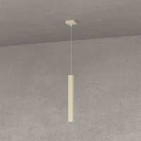 Lampadario piccolo lingotto quadro metallo tortora penisole o comodini  42102