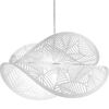 Particolare di Lampadario doppia velina metallo traforato geometria foglie  42850