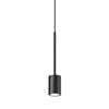 Immagine aggiuntiva di Lampadario minuscolo cilindro nero a led filo 6 metri ARCHIMEDE SP CILINDRO N