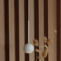 Lampadario adatto a decentramento filo 6 metri minuscola sfera led 250lumen ARCHIMEDE SP SFERA BIAN