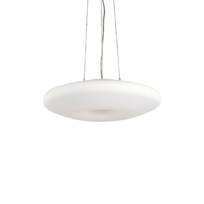 Lampadario a sospensione 3 luci moderno design rotondo disco concavo GLORY SP3 D40 IDEAL LUX