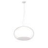 Particolare di Lampadario moderno dolcezza e stile vetro bianco 42 cm 3 luci dal design elegante  43