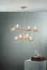 Immagine aggiuntiva di Lampadario piani intersecati 8 luci ambra 4 livelli luminosi  44839