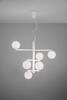 Immagine aggiuntiva di Lampadario bianco 6 sfere E14 su e gi&ugrave; e led 5W soggiorno cucina  44860