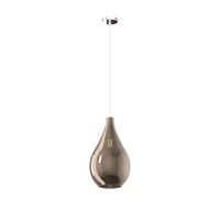 Lampada singola vetro effetto bronzo  41670